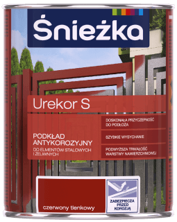 Грунтовка антикоррозийная для стальных и чугунных элементов Sniezka UREKOR S, 0,75 л, белый, матовый 28183 фото