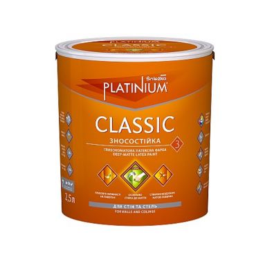 Sniezka Platinium Classic - Износостойкая латексная краска