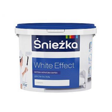 Śnieżka WHITE EFFECT - Матовая акриловая краска для стен и потолка